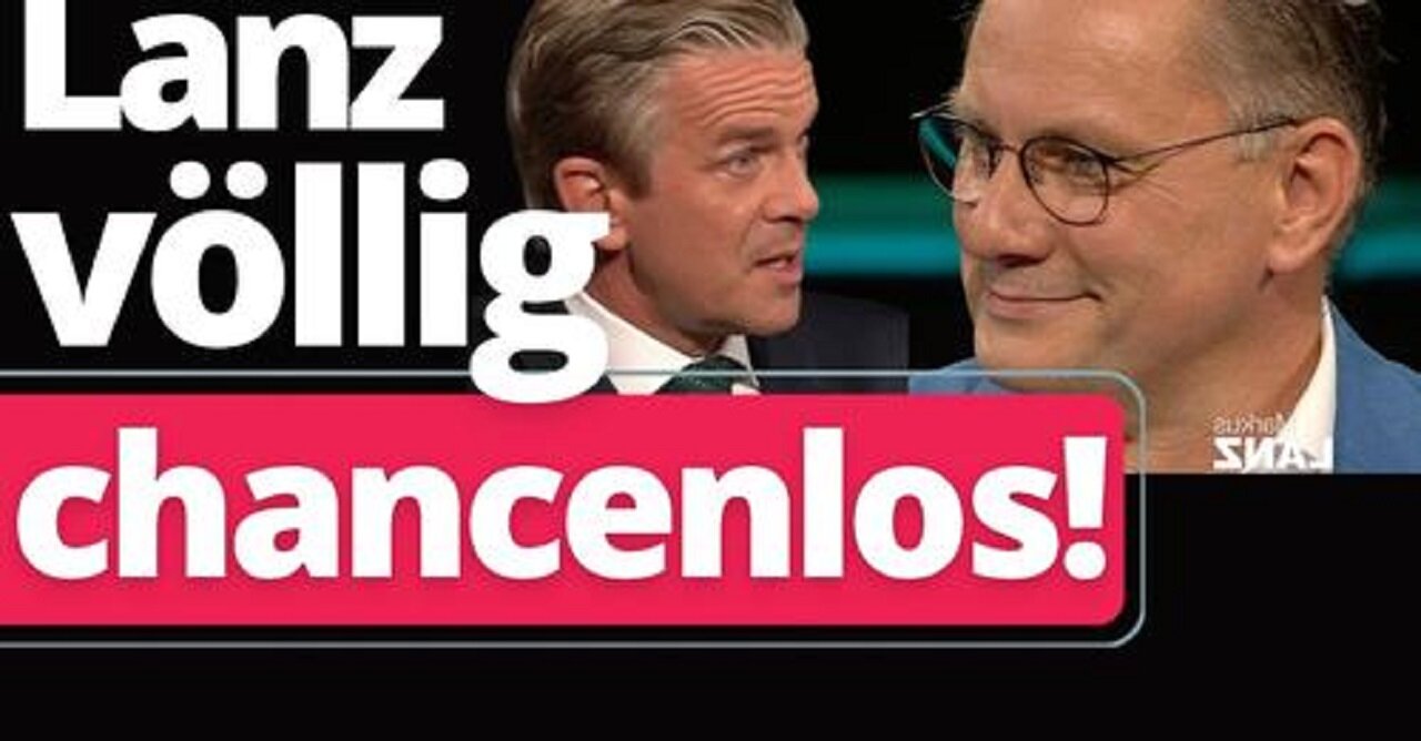 Eklat bei Lanz: AfD Chrupalla lässt es richtig knallen!