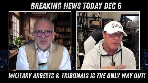 Scott McKay W/ JMC: Trump’s Secret Intel -Military Arrests & Tribunals Is The Only Way Out!! Dec 6