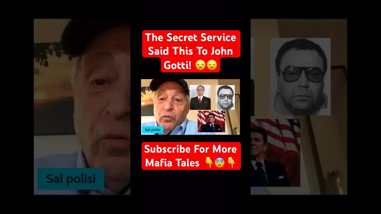 Sal Polisi On The Secret Service Said This To John Gotti! 😦😦 #johngotti #president #mafia #crime