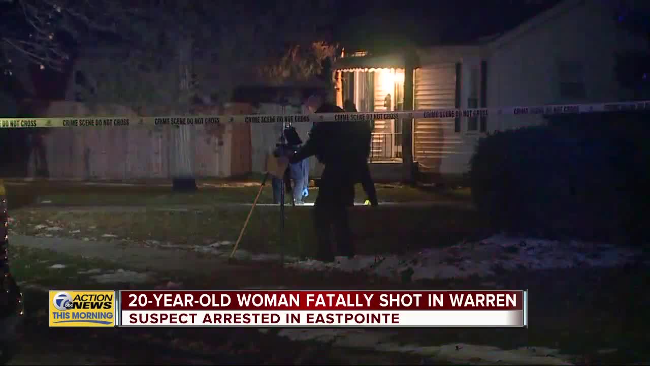 Woman, 20, shot and killed at home in Warren