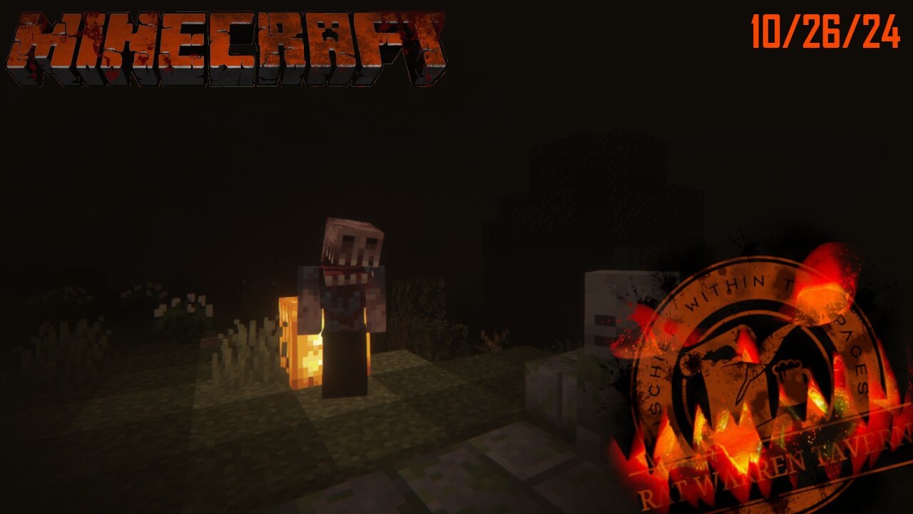 Minecraft Horror! Rat Deals with Cannibals, and Fog-10/26/24