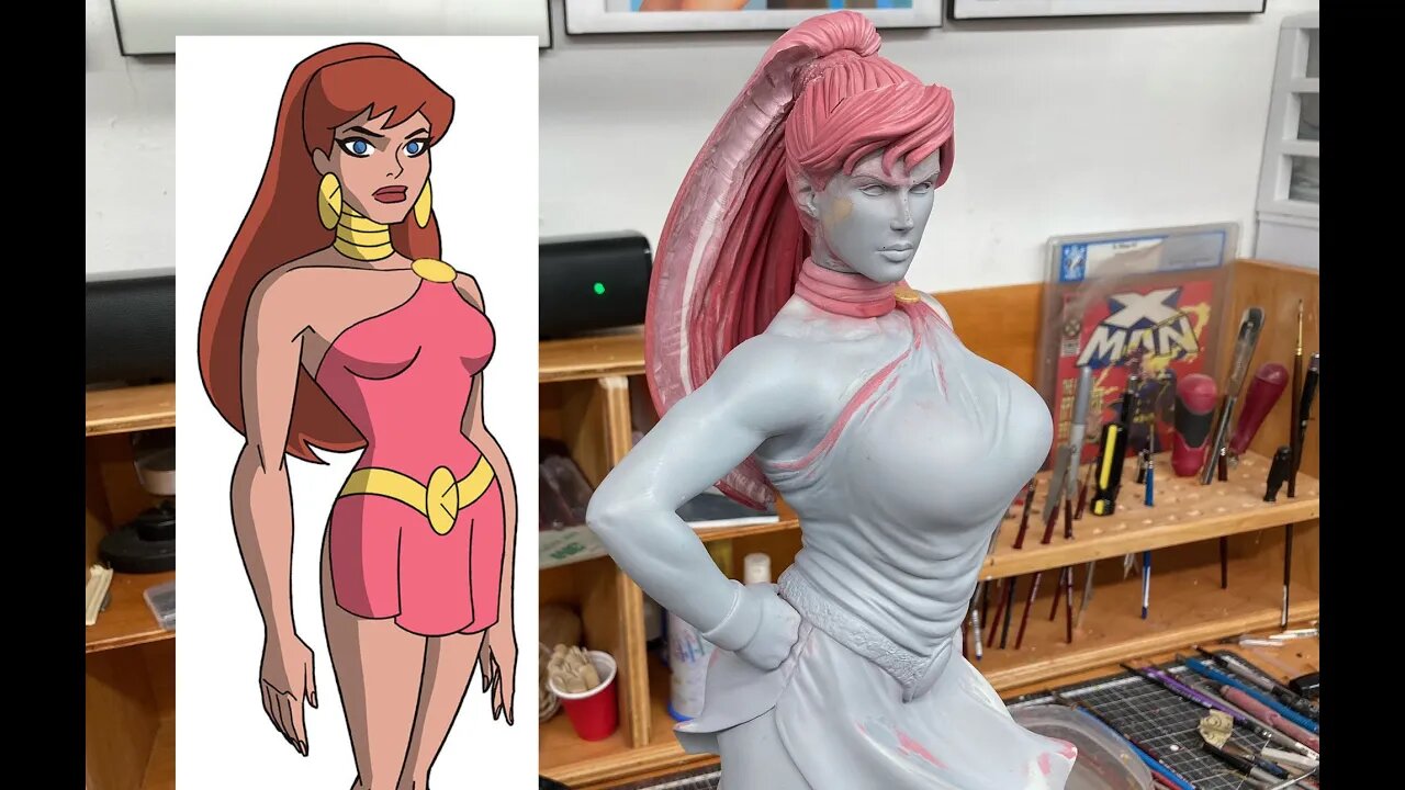 VinceVellCUSTOMS Live Stream - Finishing Giganta Hair Sculpt