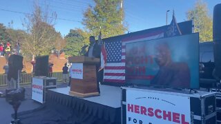 HERSCHEL WALKER LIVE with Rick Scott 11-13-22 Georgia Senate Run Off