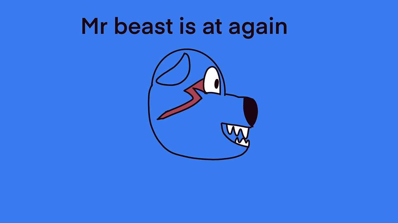 A Mr beast animation