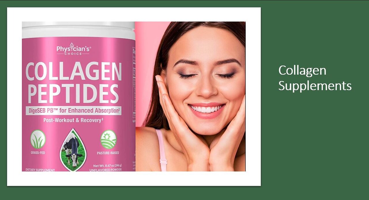 Collagen Supplementation - Anti-Aging, Skin Benefits