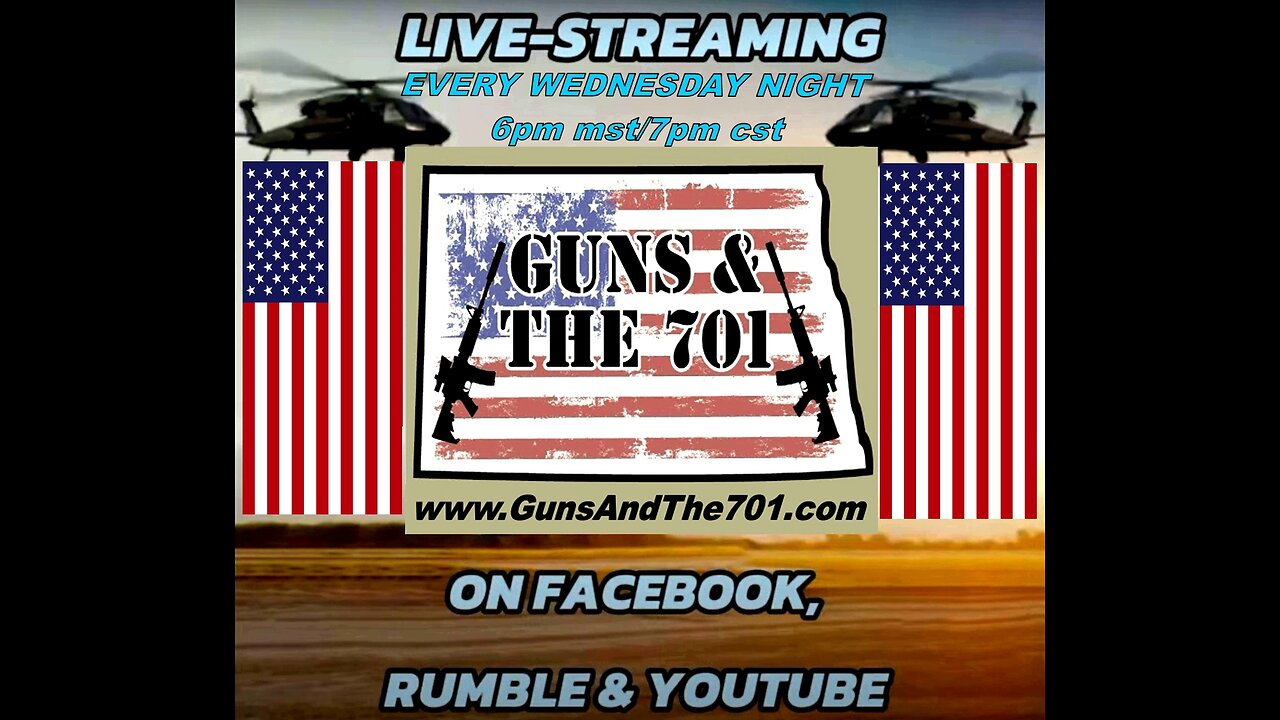 GUNS & The 701 - LIVESTREAM - Wed @ 6pm mst/7pm CST