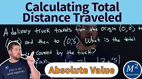 Calculating Total Distance Traveled Using the Coordinate Plane