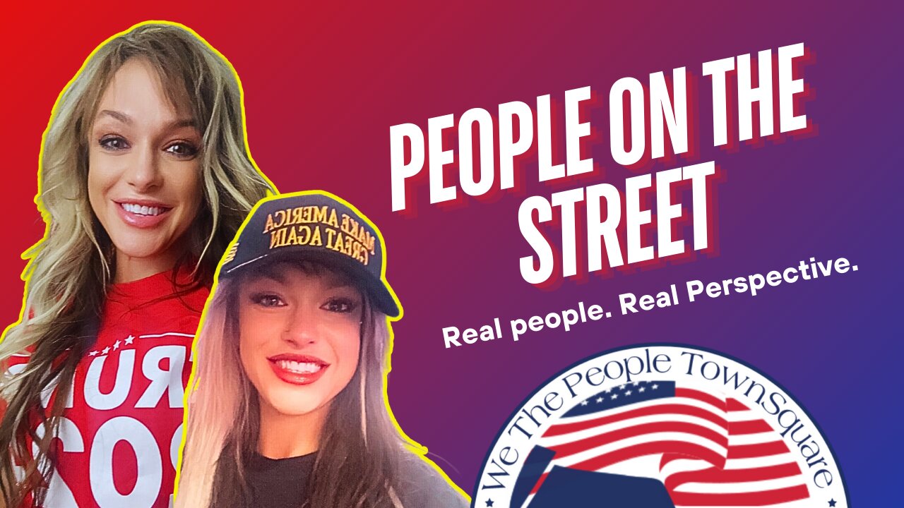 PEOPLE ON THE STREET with Meagan - WHAT'S YOUR VIEW?