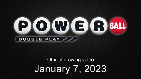 Powerball Double Play drawing for January 7, 2023