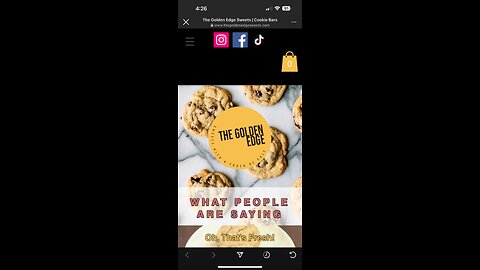 The Golden Edge Sweets #Cookies #Baking #SmallBusiness #4K #DolbyVision #SmartHDR4