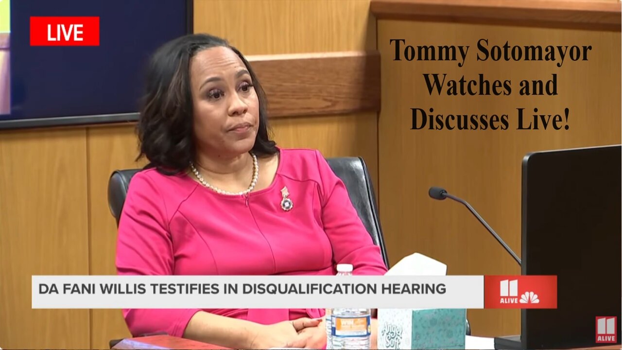 Live Broadcast Of Fani Willis, Atlanta DA, And Her Disqualification Hearing!