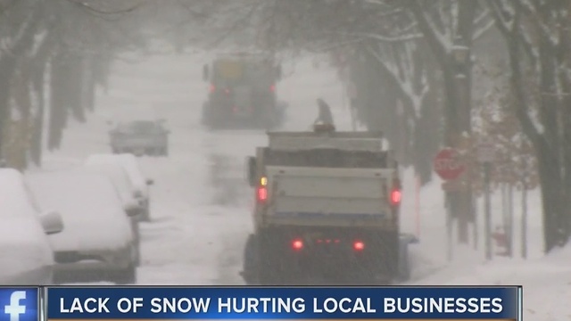 It's slow business for the snow business