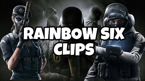 he knocked on the wrong door XD. Rainbow Six Siege Clips!