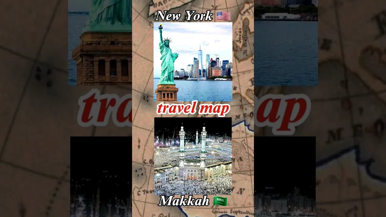 Perjalanan Dari New York πΊπ² Ke Makkah πΈπ¦ #shorts #mekah #mekkah #america