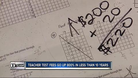 Is the state making money off teacher test?