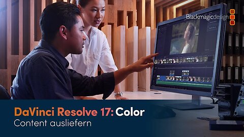 DaVinci Resolve Color: Content ausliefern