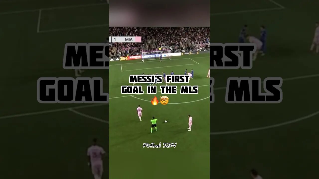 Messi’s Game Winning Freekick | First MLS game 🔥🇺🇸