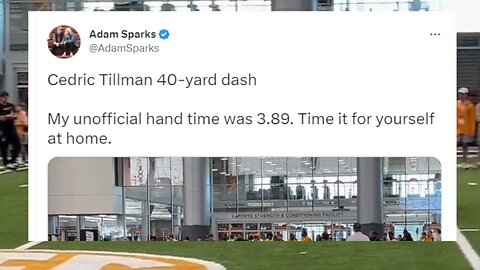 Did Someone Really Run a Sub 3.9 Forty!?