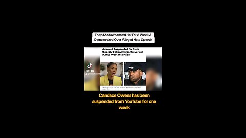 Candace Owens Shadowbanned & Demonetized From YouTube