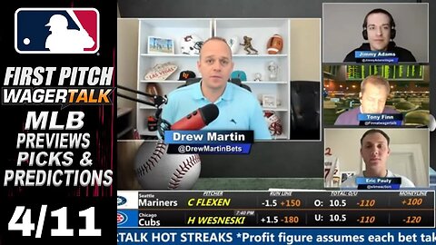 MLB Predictions, Picks and Odds Today | MLB Betting Advice and Tips | First Pitch | April 11