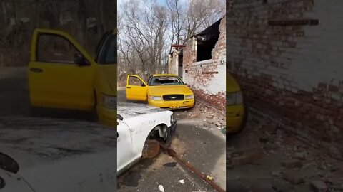 Abandoned Chicago Taxi Cabs