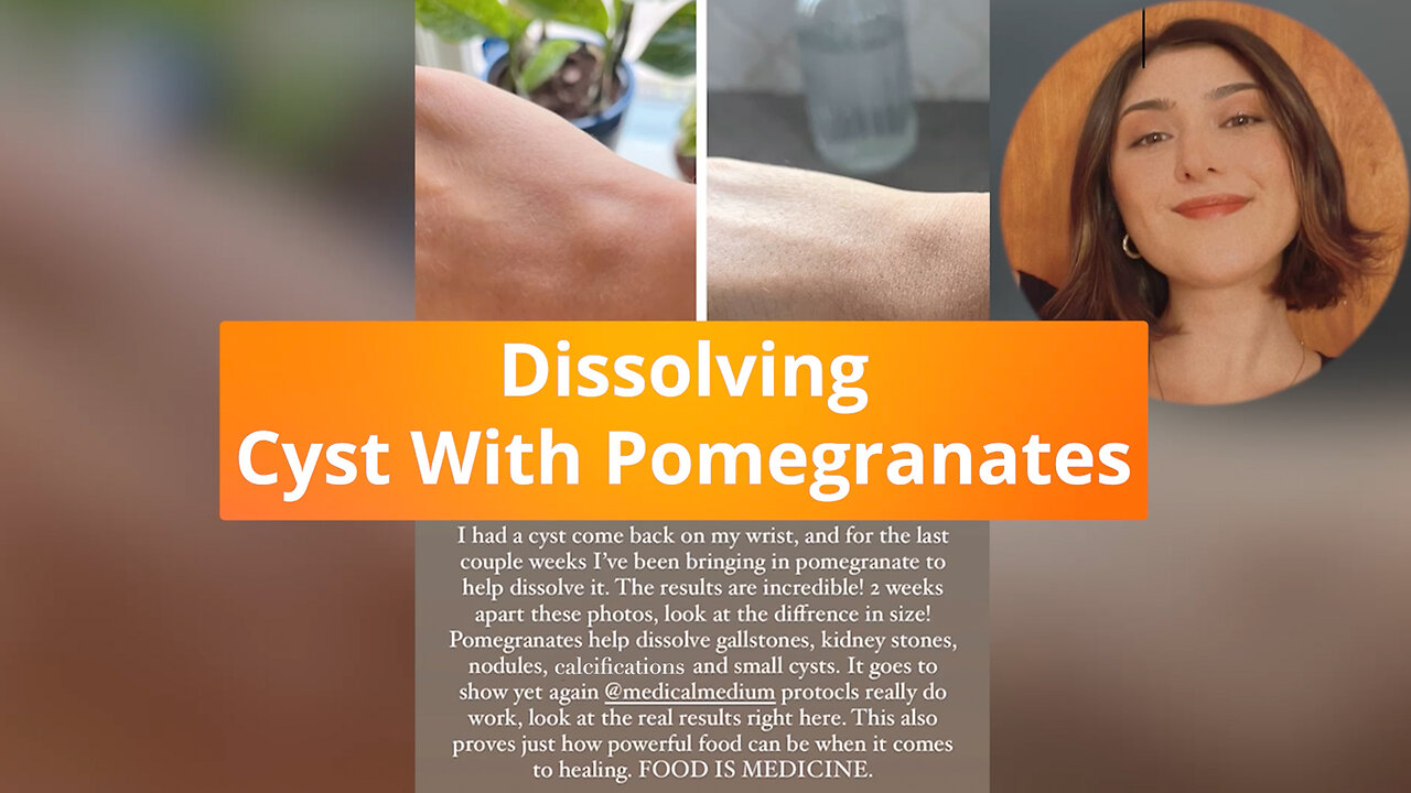 Dissolving Cyst With Pomegranates - Repost from @healingtheroot_