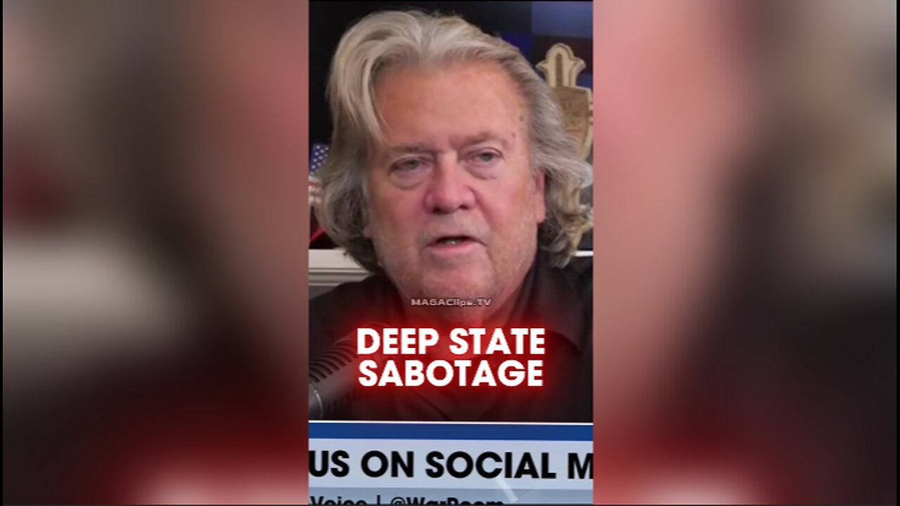 Steve Bannon: Deep State Trying To Trump Proof The Government