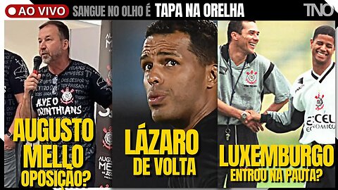 RESENHA DE DOMINGO: LÁZARO VOLTA + NOVO TÉCNICO + LUXEMBURGO + AUGUSTO MELO