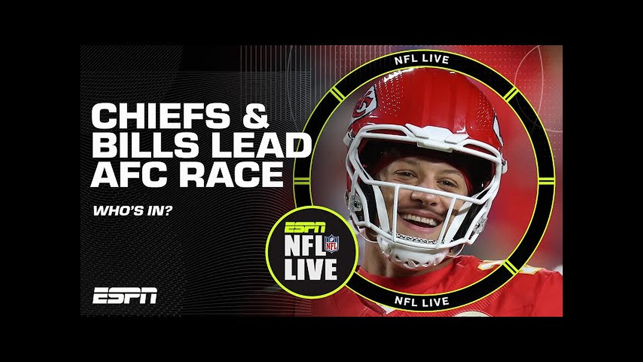 FATAL FLAW 💥 Chiefs & Bills lead the AFC Playoff race, but WHO'S IN? 👀 | NFL Live