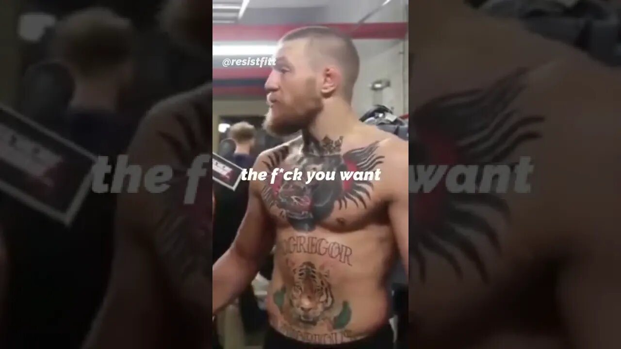 Motivational Interview With Conor McGregor tiktok resistfitt