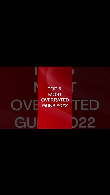 TOP 5 OVERRATED GUNS #SHORTS