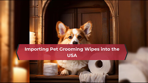 Importing Pet Grooming Wipes into the US