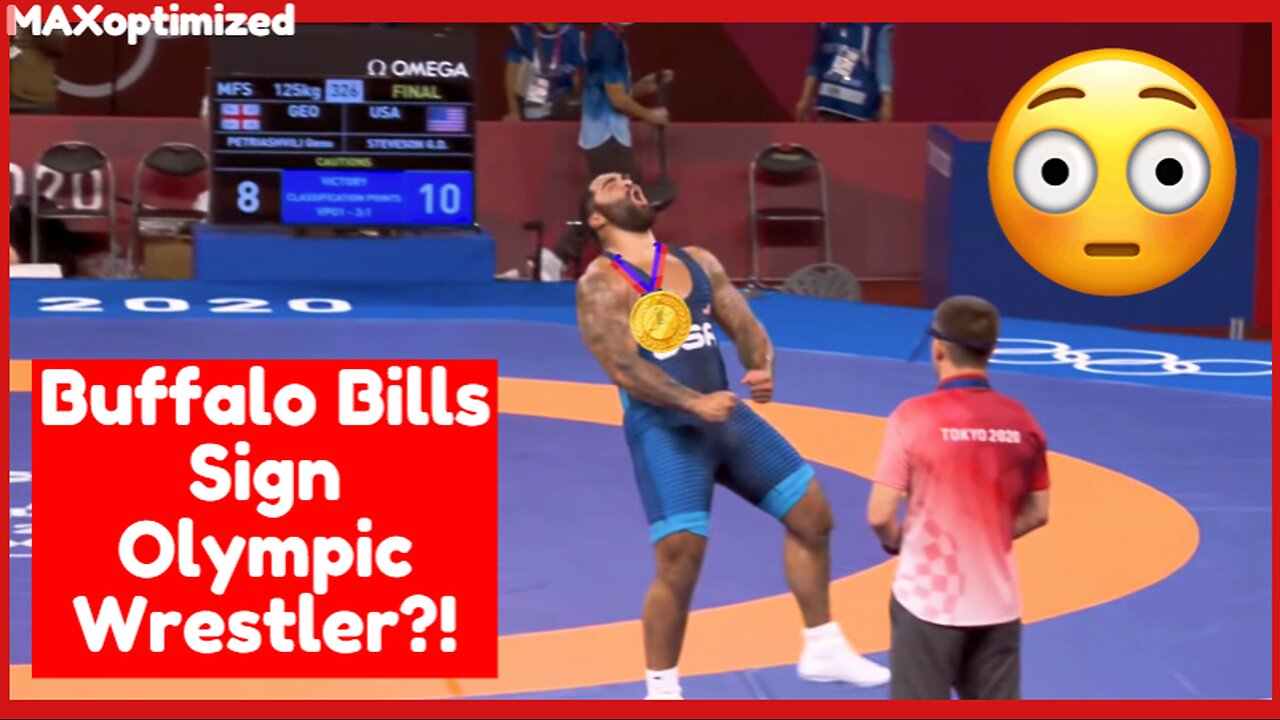 Meet the Bill's NEW Olympic GOLD Medalist Wrestler!! - Gable Steveson #defensewinschampionships