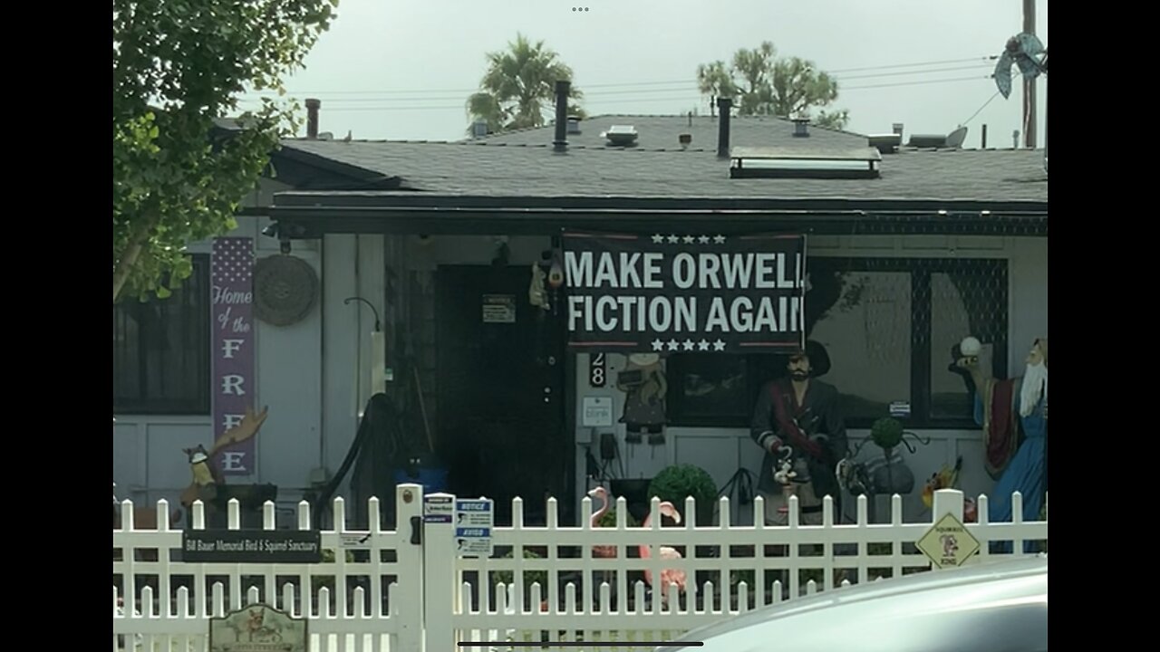 Make Orwell 1984 fiction again, actually, the book was a warning, but we didn’t get it