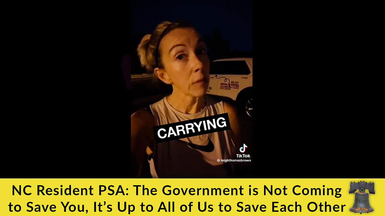 NC Resident PSA: The Government is Not Coming to Save You, It’s Up to All of Us to Save Each Other