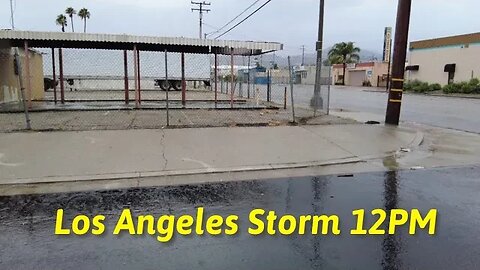 Hurricane Hilary Los Angeles Hours Before Big Storm Comes 12PM