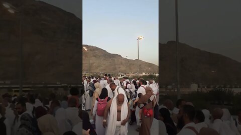 Hajj Day 3: Morning in Muzdalifah, Alhamdulillah #muzdalifah #hajj