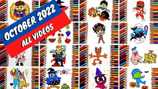 How to draw and paint - Compilation October 2022 - All Videos - Shorts and TikTok