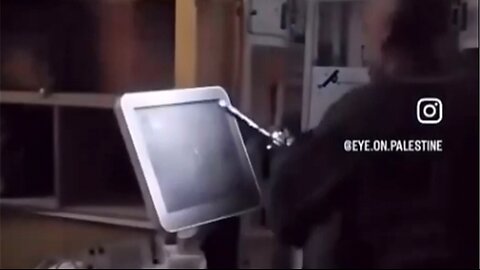 ►🚨▶ ⚡️⚡️🇮🇱⚔️🇵🇸 Israeli occupier smashes an MRI machine in the only cancer hospital in Gaza