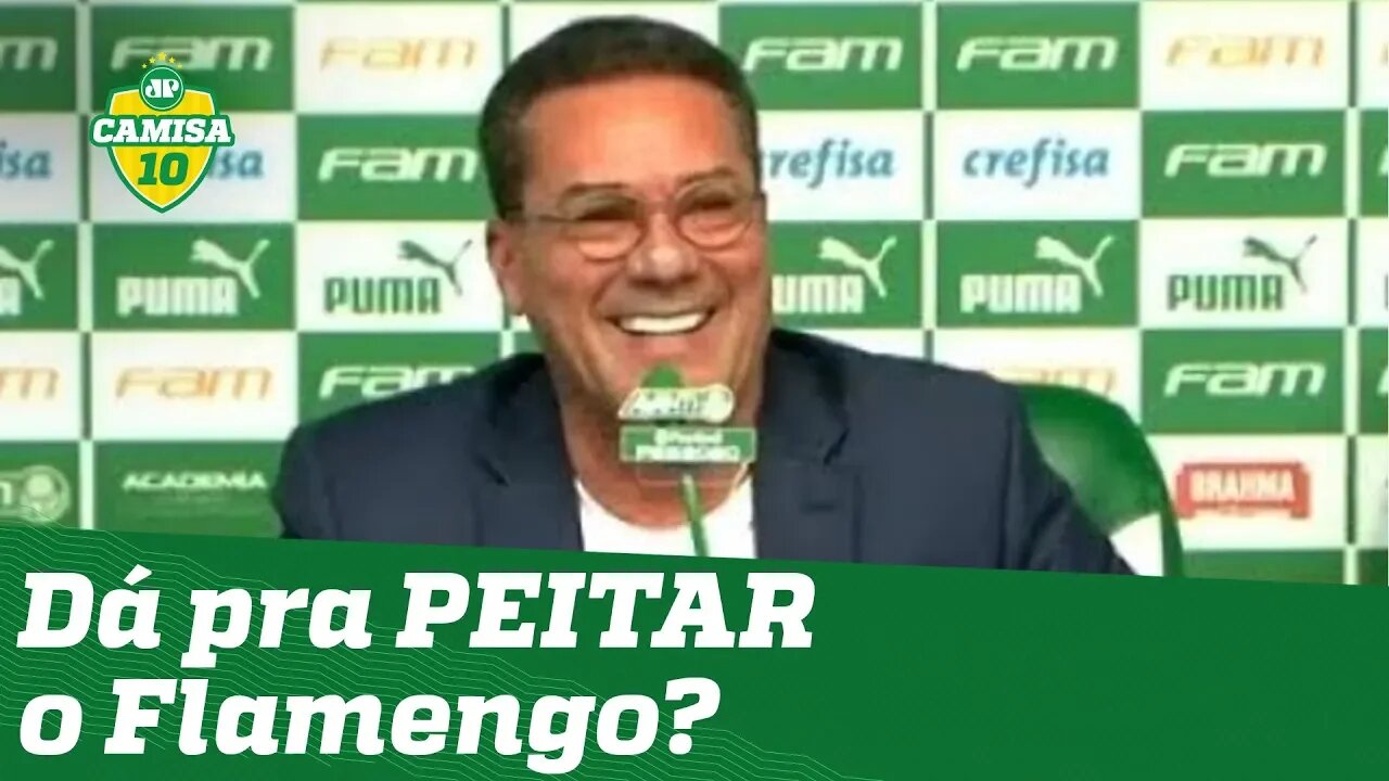 Dá pra PEITAR o Flamengo? OLHA o que Luxemburgo falou na apresentação ao Palmeiras!