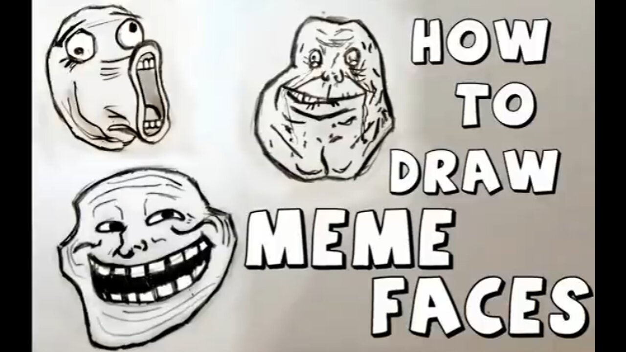 How to draw Meme Faces