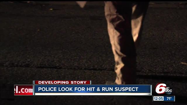 Indianapolis police searching for hit-and-run suspect