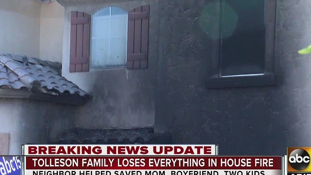 Valley family loses everything in fire