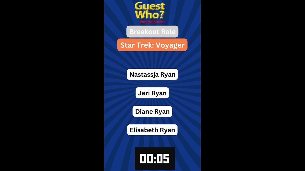 Guest This Actress #212 Like A Quick Quiz? | Star Trek: Voyager