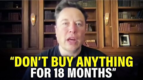 "What's Coming Is WORSE Than a Recession" - Elon Musk's Last WARNING