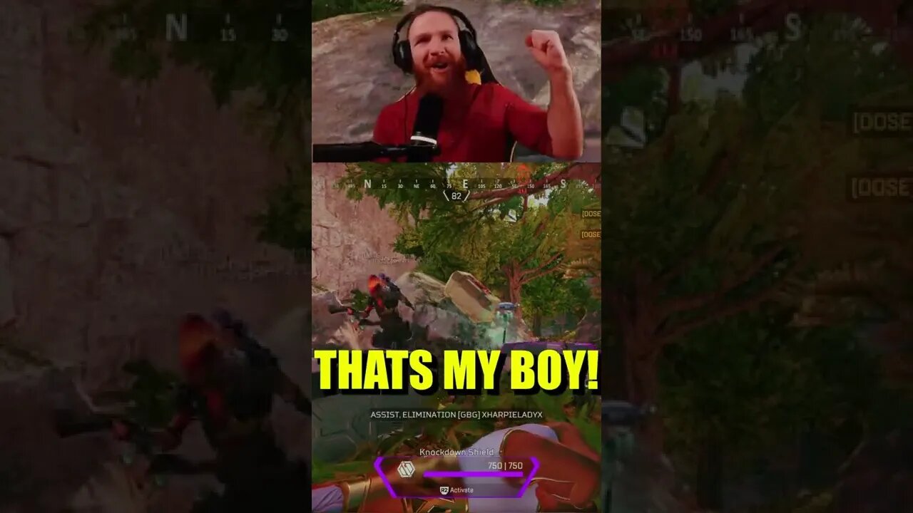 Apex Legends - Wingman shots make me think I can push (I can't) #shorts