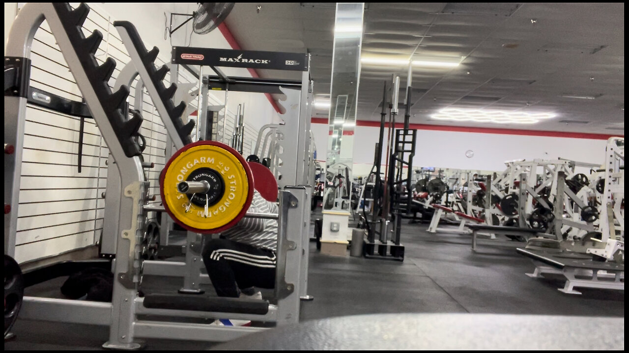 BACK SQUATS 107.5KG/236LBS for 5 Reps Deload Week
