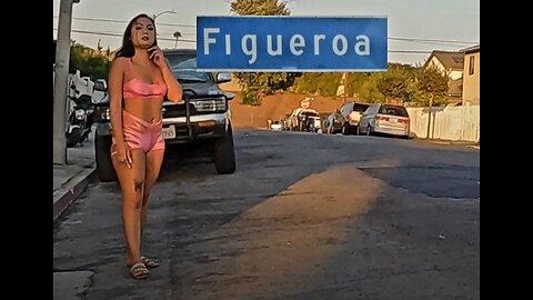 After work commute through Figueroa Street
