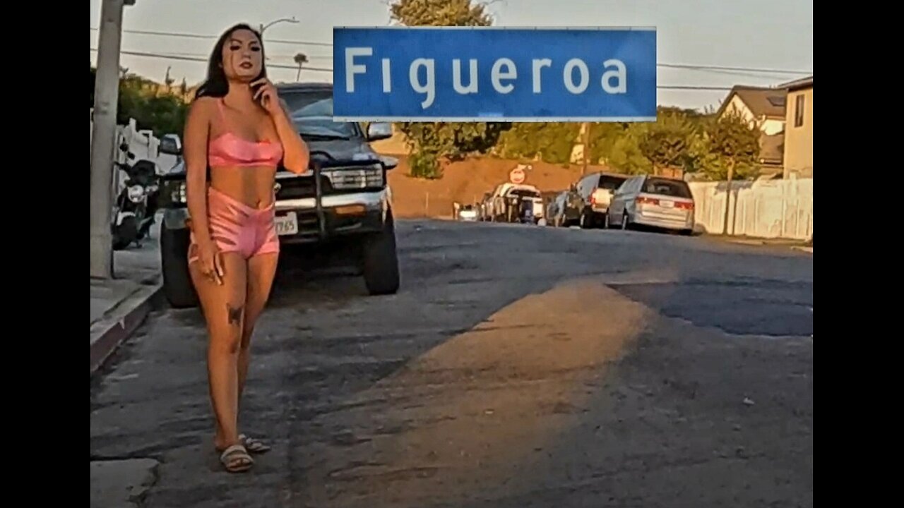 After work commute through Figueroa Street