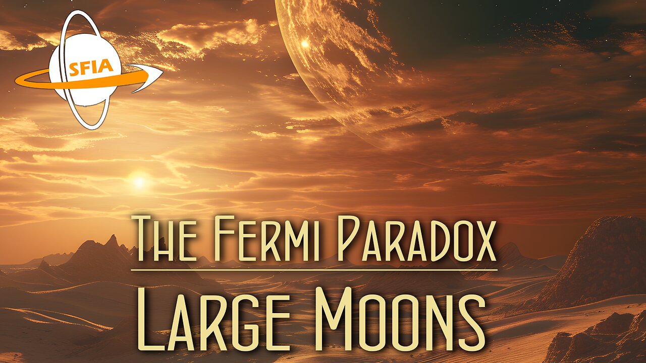 The Fermi Paradox: Large Moons